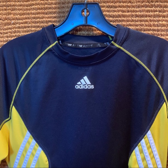 Vintage Adidas Athletic Performance Navy Shirt - Picture 2 of 4